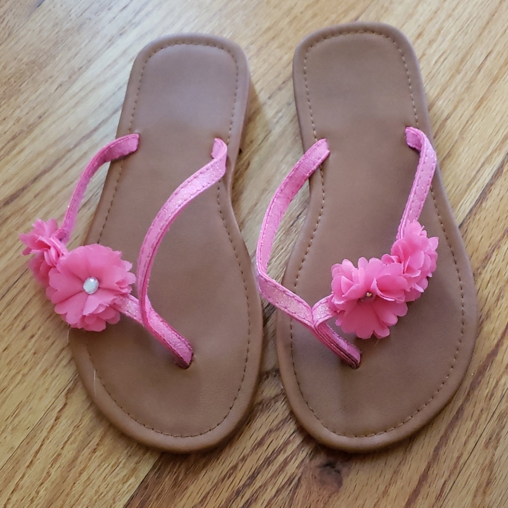 Pink flip flop sandal